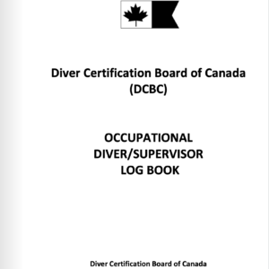 DCBC Occupational Diver/Supervisor Logbook
